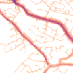 Daytime road noise heatmap for CW12 3RR