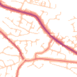 Daytime road noise heatmap for CW12 3RZ
