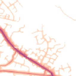 Daytime road noise heatmap for CW12 3TS