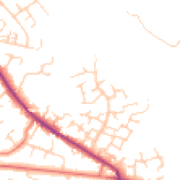 Daytime road noise heatmap for CW12 3TZ