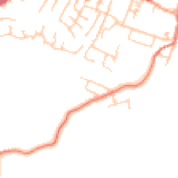 Daytime road noise heatmap for CW12 4BY