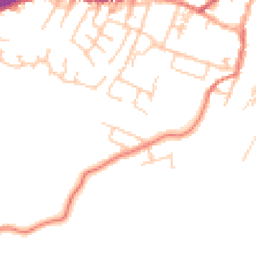 Daytime road noise heatmap for CW12 4BZ
