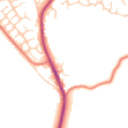 Daytime road noise heatmap for CW12 4GY