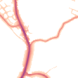 Daytime road noise heatmap for CW12 4HT
