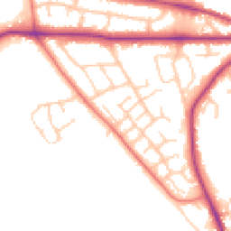 Daytime road noise heatmap for CW12 4HZ