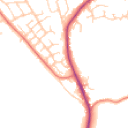 Daytime road noise heatmap for CW12 4JR