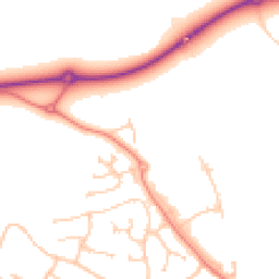 Daytime road noise heatmap for CW12 4JT