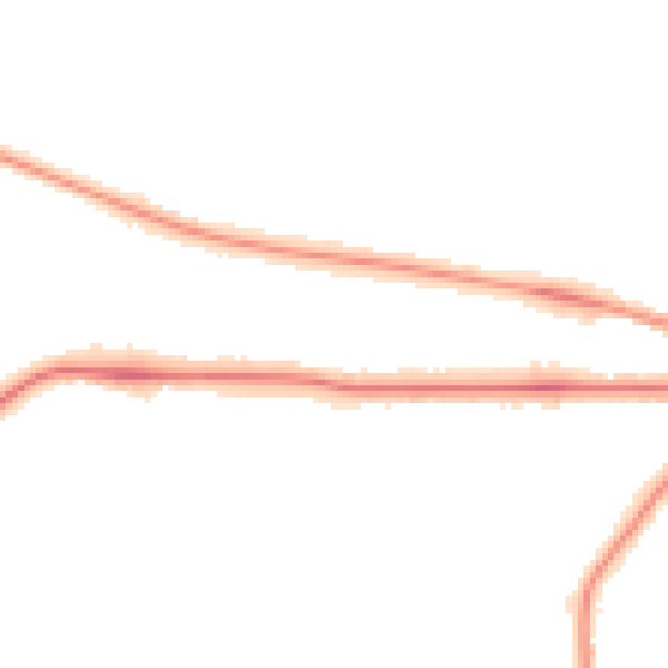 Night-time road noise heatmap for CW12 4PL