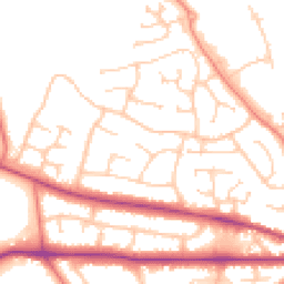 Daytime road noise heatmap for CW12 4PQ