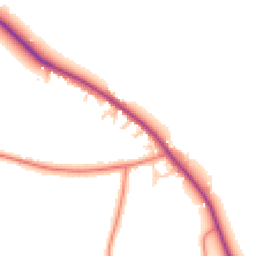 Daytime road noise heatmap for CW12 4SG