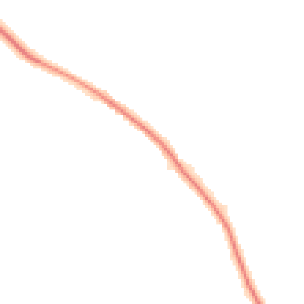 Night-time road noise heatmap for CW12 4SH