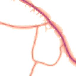 Daytime road noise heatmap for CW12 4SX