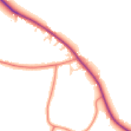 Daytime road noise heatmap for CW12 4SY