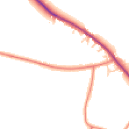 Daytime road noise heatmap for CW12 4SZ