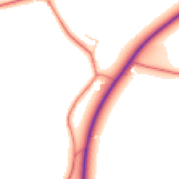 Daytime road noise heatmap for CW12 4TJ