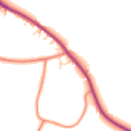 Daytime road noise heatmap for CW12 4TP