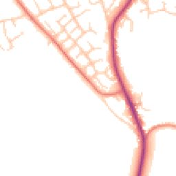 Daytime road noise heatmap for CW12 4XQ