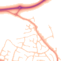 Daytime road noise heatmap for CW12 4ZR