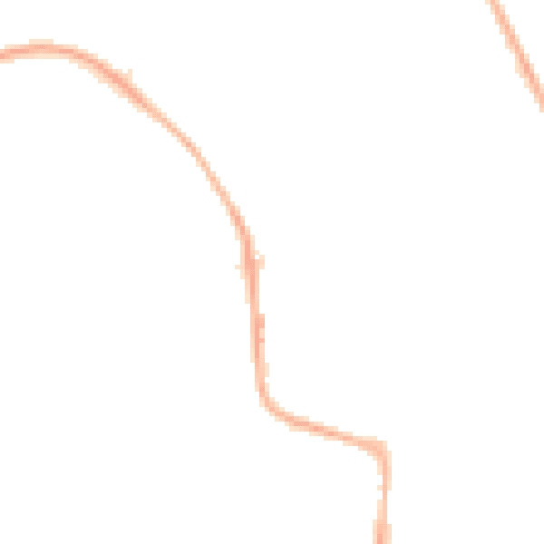 Night-time road noise heatmap for CW5 5AR