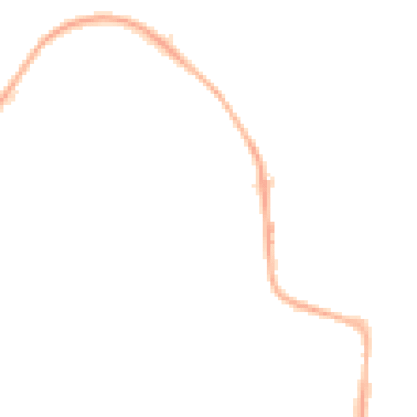 Night-time road noise heatmap for CW5 5EH