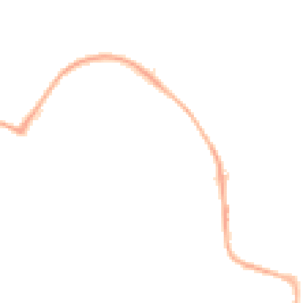 Night-time road noise heatmap for CW5 5EP
