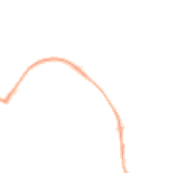 Night-time road noise heatmap for CW5 5GD