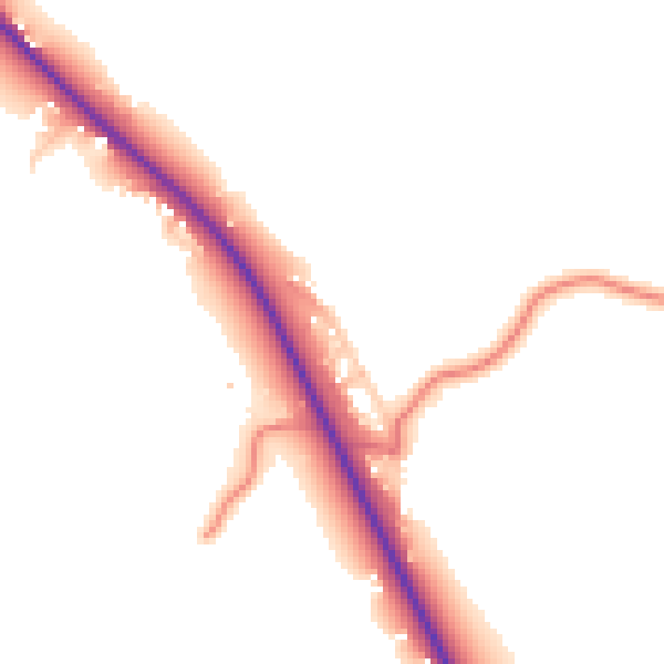 Daytime road noise heatmap for CW5 6BA