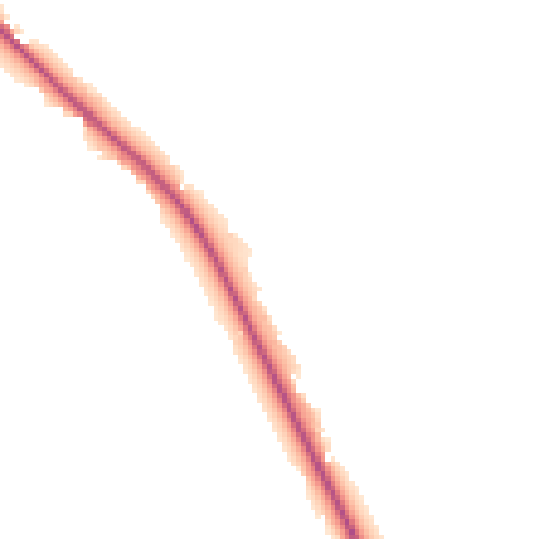 Night-time road noise heatmap for CW5 6BB