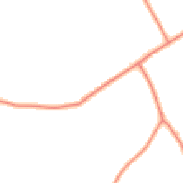 Daytime road noise heatmap for CW5 6DR