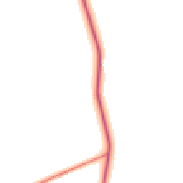Daytime road noise heatmap for CW5 6DU