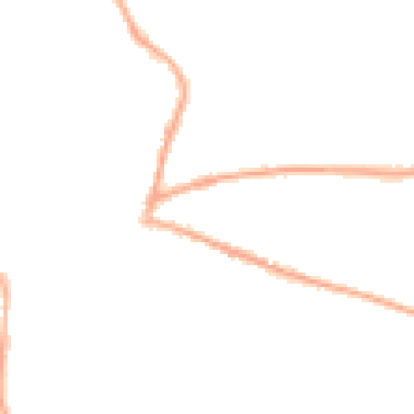 Night-time road noise heatmap for CW5 6JA