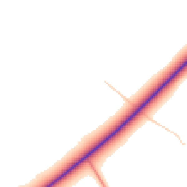 Daytime road noise heatmap for CW5 6PD