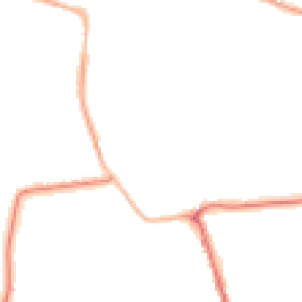 Night-time road noise heatmap for CW5 7DQ