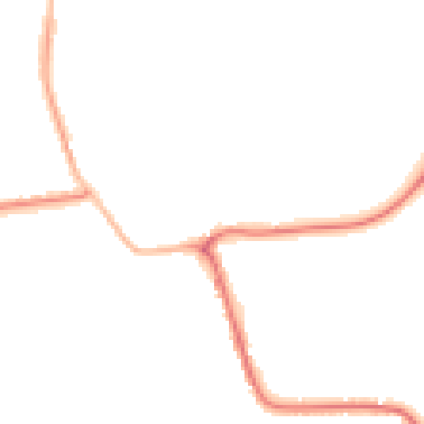 Night-time road noise heatmap for CW5 7EG