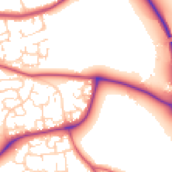 Daytime road noise heatmap for CW5 7GB