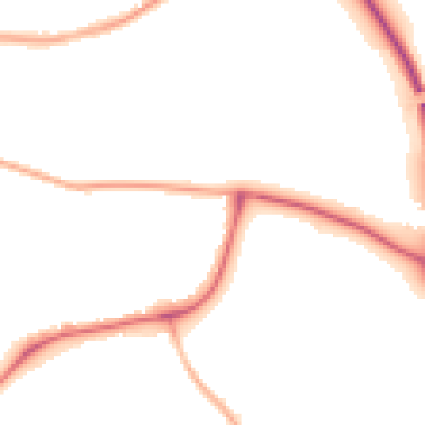Night-time road noise heatmap for CW5 7GB