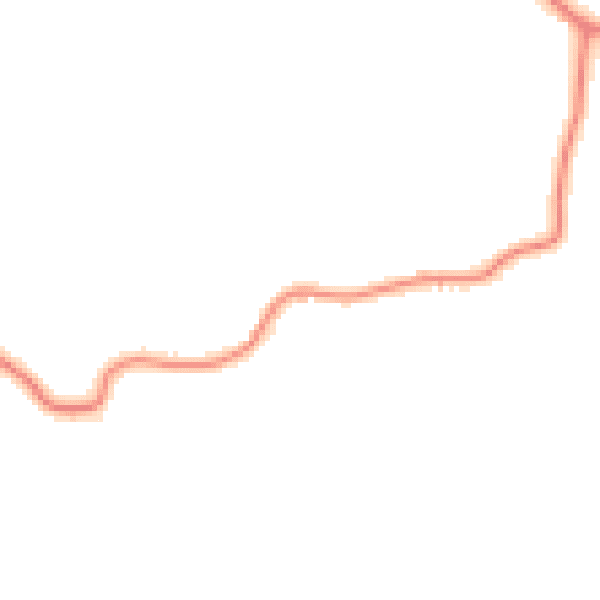 Daytime road noise heatmap for CW5 7NP