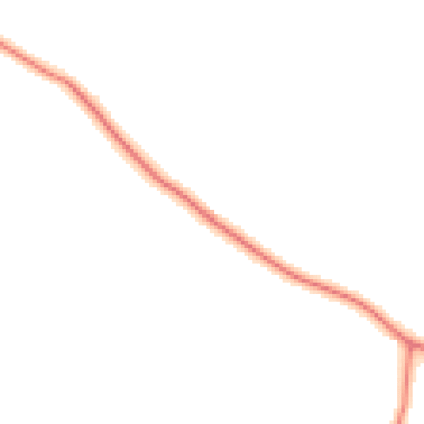 Daytime road noise heatmap for CW5 7NR