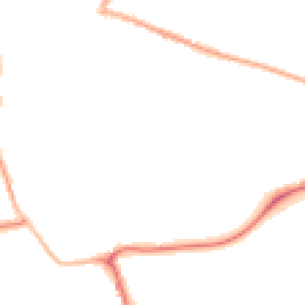Night-time road noise heatmap for CW5 7RE
