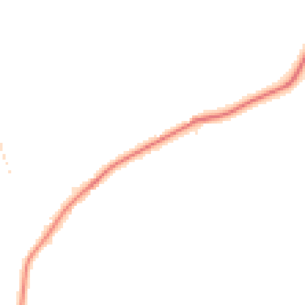 Night-time road noise heatmap for CW5 8DB