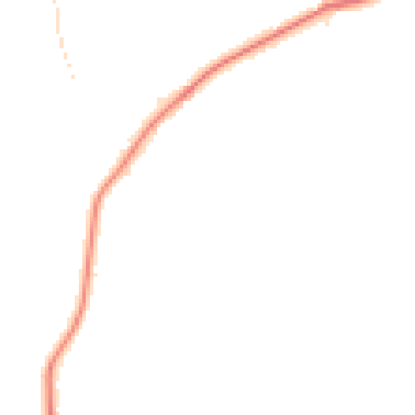 Night-time road noise heatmap for CW5 8DF