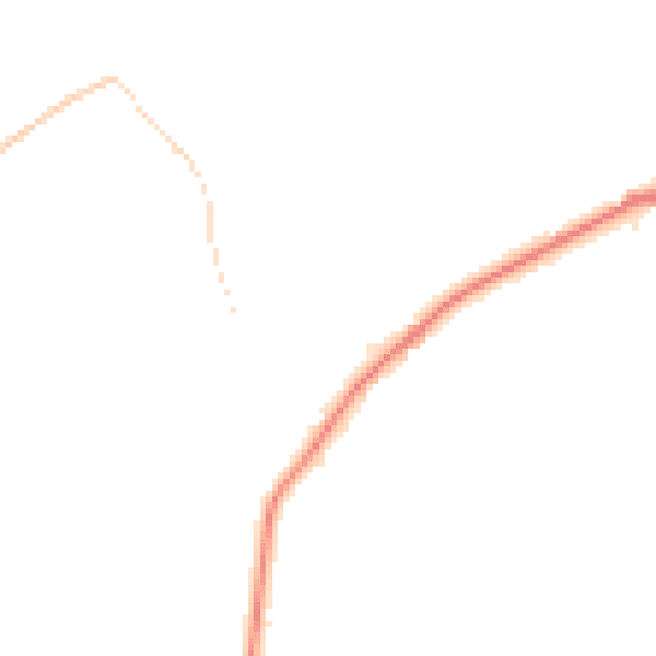 Night-time road noise heatmap for CW5 8DG