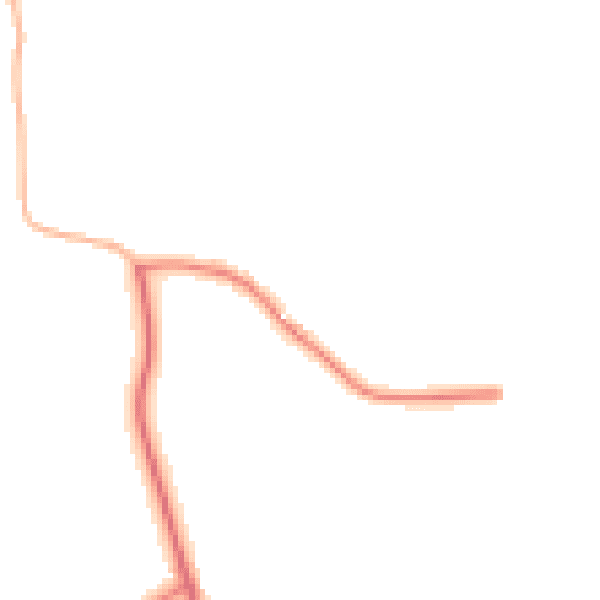 Daytime road noise heatmap for CW5 8DU