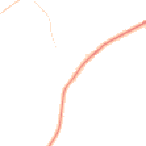 Night-time road noise heatmap for CW5 8DZ