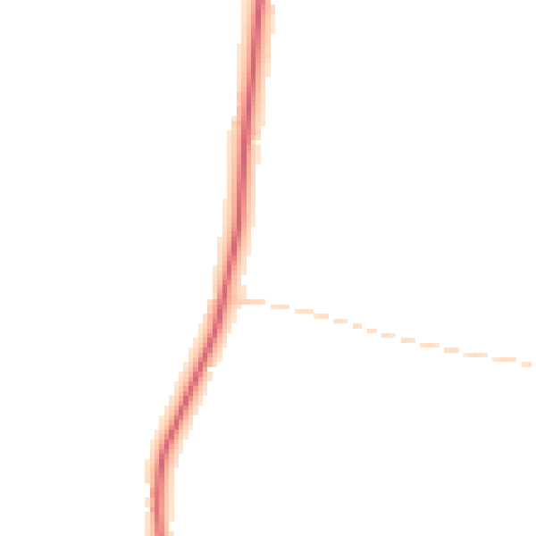 Daytime road noise heatmap for CW5 8FP