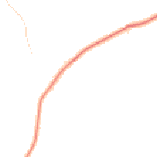 Night-time road noise heatmap for CW5 8FU