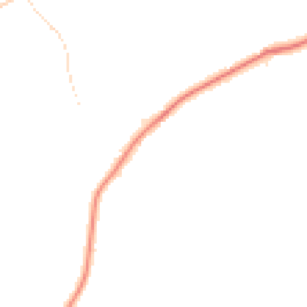 Night-time road noise heatmap for CW5 8FW