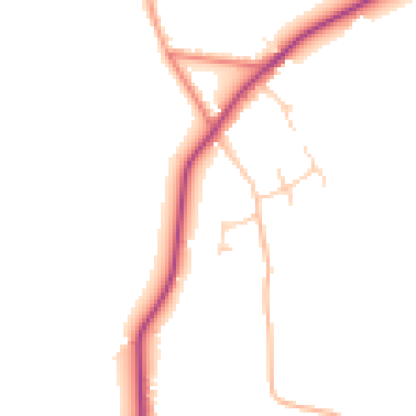 Daytime road noise heatmap for CW5 8GB