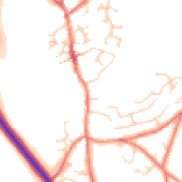 Daytime road noise heatmap for CW6 0AR