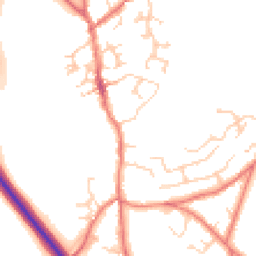 Daytime road noise heatmap for CW6 0AS
